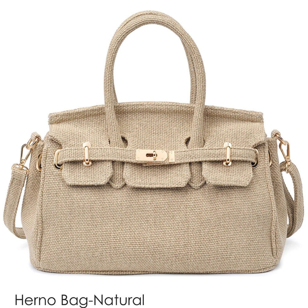 Benaar LA Herno Handbag Tote - Natural